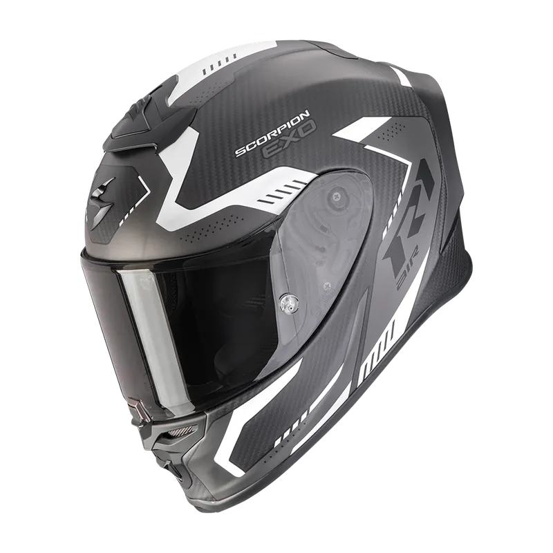 Direct Beschikbaar Scorpion Exo R1 Evo Carbon Air Propel Black Silver