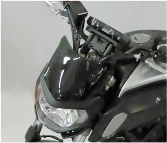 Yamaha Ruitje zwart MT-07 Direct Verzonden