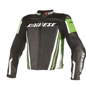 Shop Nu Dainese Replica 2015 Kawasaki leather jacket