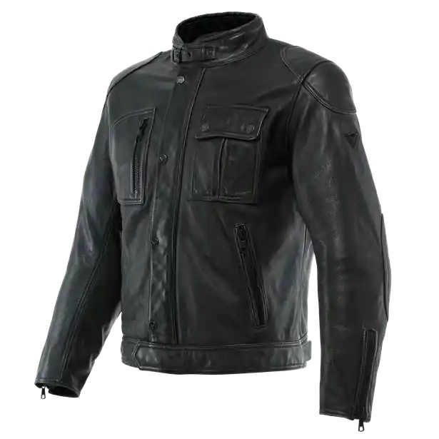 Superprijs Dainese Atlas Leather Jacket Black 001