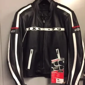 IXS Cornwall LD Jacket Black White Populair