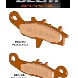 Delta Remblokken Voor Sintered kx 80 85 97- rm 85 05- Gecertificeerd