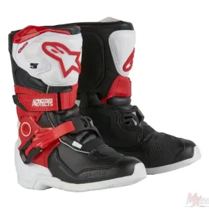 Favoriet Alpinestars tech 3s kids crosslaarzen rood/wit 28