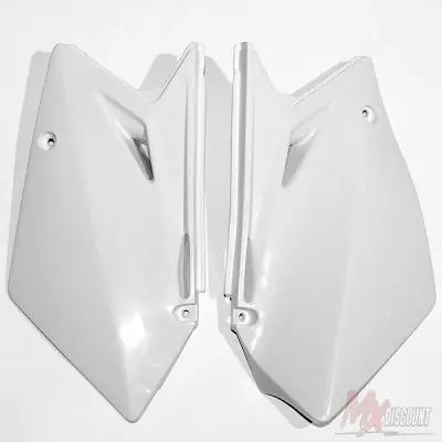 Ufo Zij Nummerplaten suzuki rmz 450 2007 Wit Merkproduct