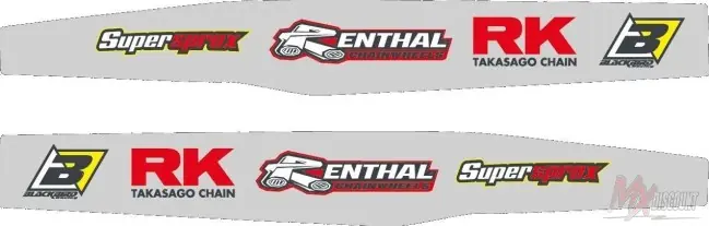Dagaanbieding Blackbird achterbrug sticker set husqvarna tc fc 16-22 fe te 17-22