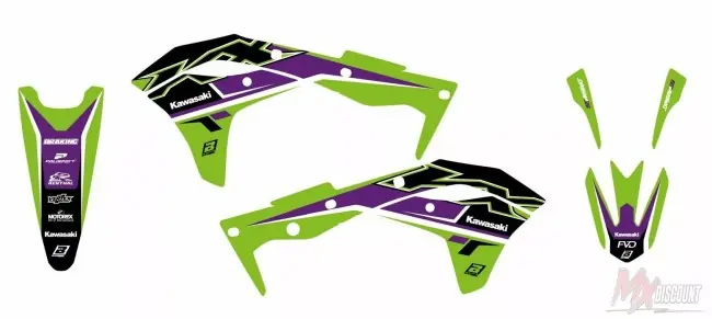 Finale Uitverkoop Blackbird stickerset dream 5 kawasaki kxf 250 17-20