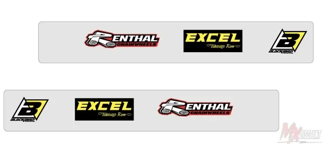 Blackbird achterbrug sticker set ktm sx 98-04 exc 98-07 Beste Prijs
