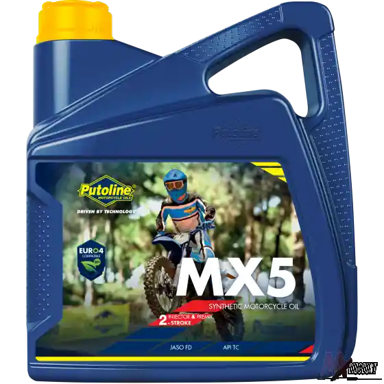 Putoline MX 5 2-Takt Olie Mengsmering 4L Weekendaanbieding