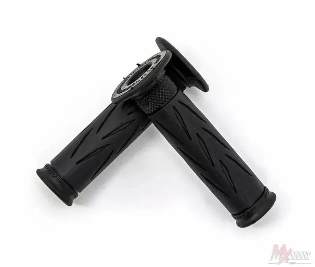 Fabrieksprijs Progrip 729 gp racing thermoplastic Handvatten open Zwart/Zwart