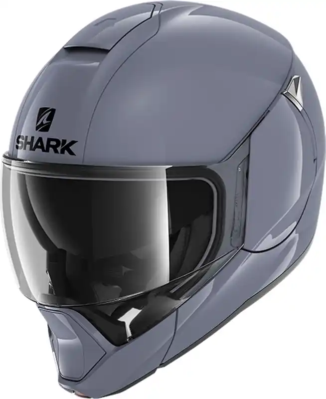 Finale Uitverkoop Vyklápěcí přilba SHARK EVOJET Blank šedá