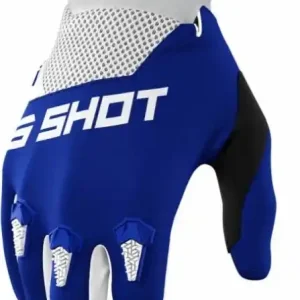 Aanbieding Dětské motokrosové rukavice Shot Devo bílo-modré výprodej