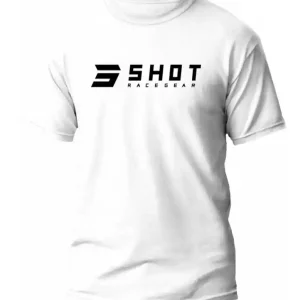 Pánské triko Shot Team 2.0 bílé Weekendaanbieding