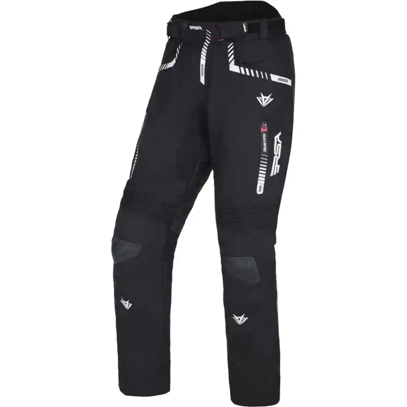 Voordeelprijs RSA Rider motorbroek zwart/wit S