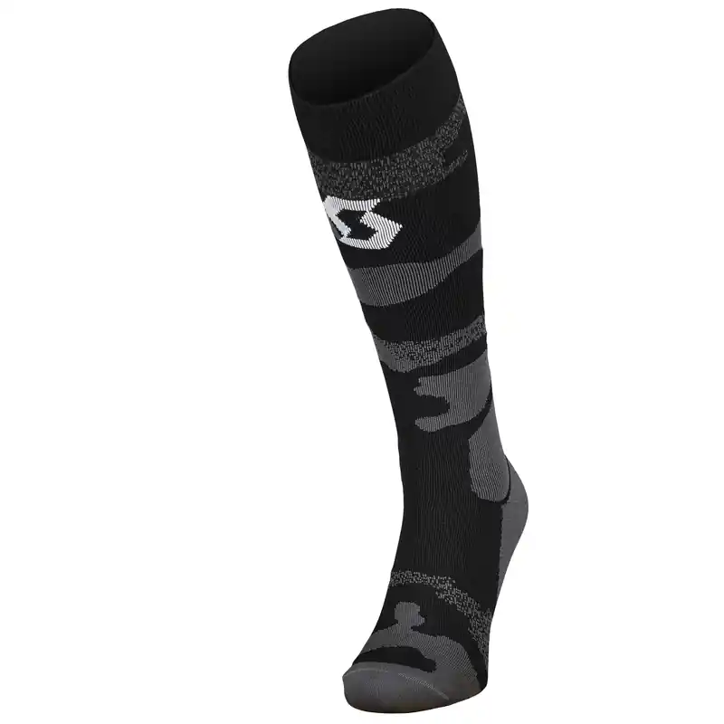 Favoriet Sokken SCOTT MID LONG CAMO grijs en wit