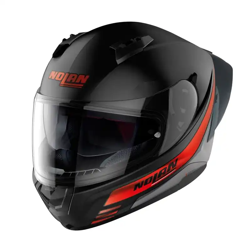 Tijdelijk Beschikbaar Integraalhelm Nolan N60-6 Sport Outset 21 zwart-rood - kwaliteit II uitverkoop - II. kwaliteit