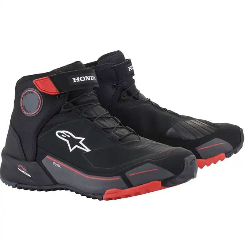 Alpinestars CR-X Drystar Honda Collectie zwart-rood-grijs motorlaarzen 38 Superprijs