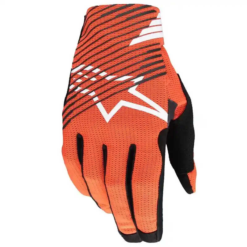 Alpinestars Radar Pro motocross handschoenen oranje S Hoge Kwaliteit