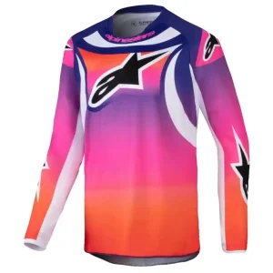 Voordeelprijs Kinder motorcross trui Alpinestars Racer Wurx multicolor-wit