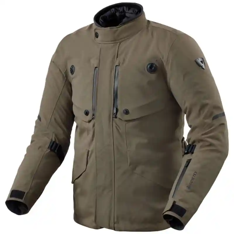Revit Trench 2 GTX motorjas groen S Gratis Retour