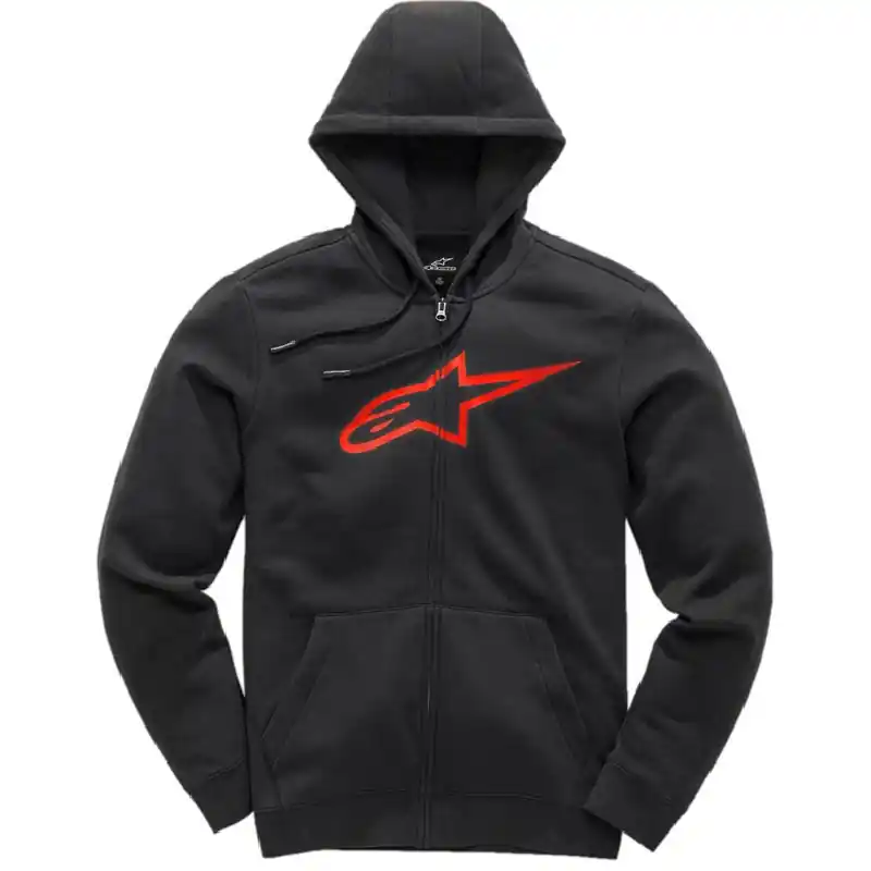 Alpinestars Ageless II Fleece Zwart en Rood Laatste Versie