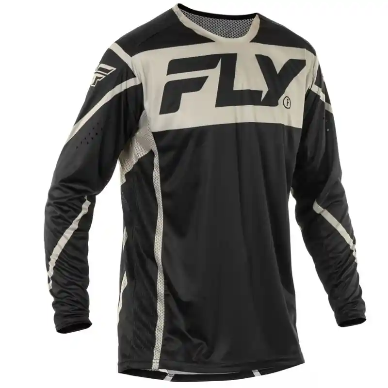 Seizoensaanbieding Motorcross trui FLY Racing Lite zwart-grijs S