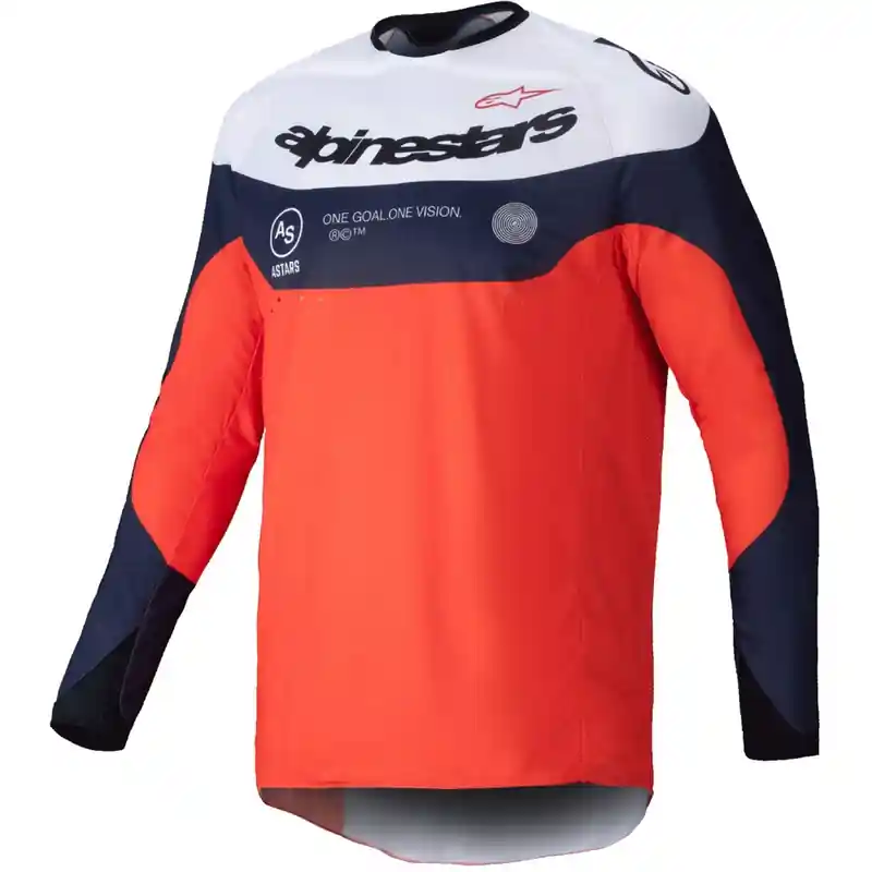 Aanbieding Alpinestars PRO-Dura motorcross trui blauw-oranje-wit S