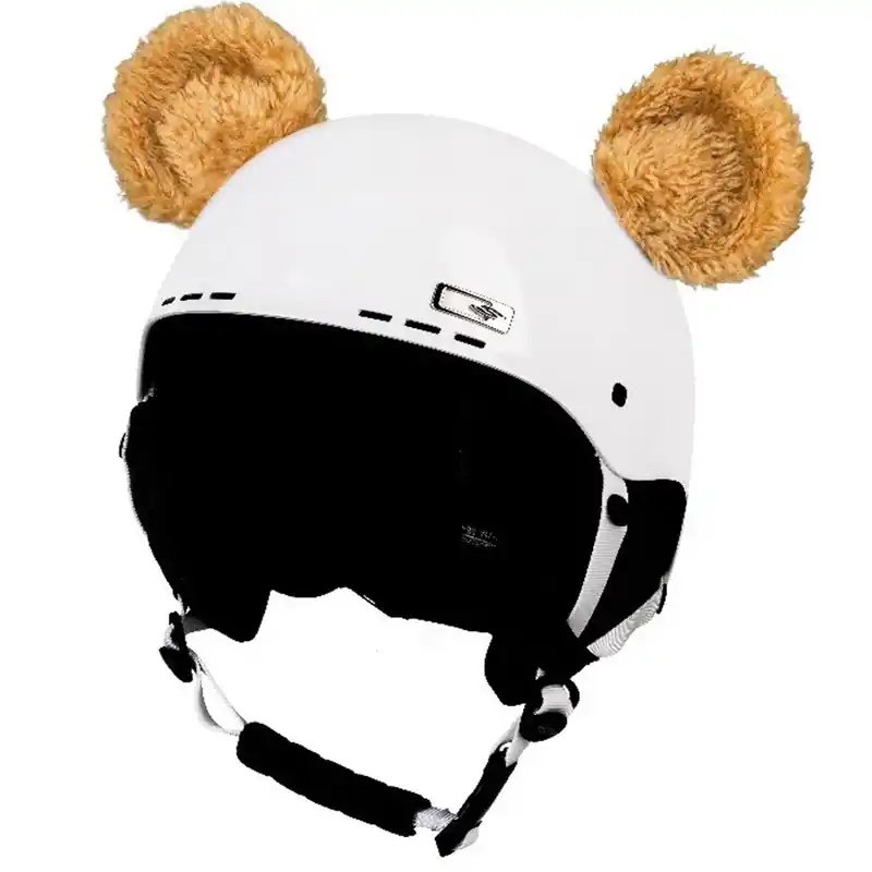 Aanbieding Crazy Ears Helm Oren Teddybeer Beige