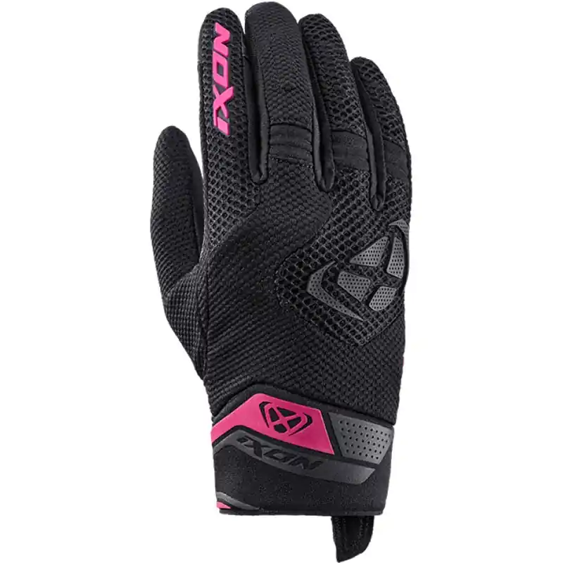Dameshandschoenen IXON Mig 2 Airflow Motorcycle Handschoenen Zwart en Roze XS Lage Kosten