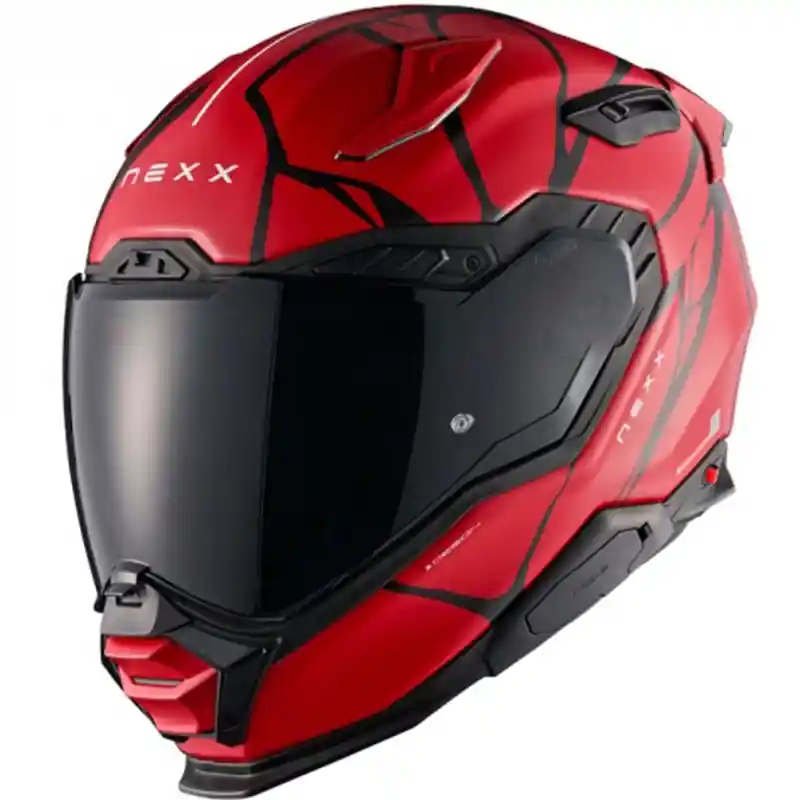 Integraal motorhelm Nexx X.WST3 B-Side rood-zwart Dagaanbieding