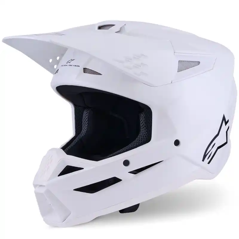 Alpinestars S-M3 Solid motorcrosshelm wit XS Hete Deal