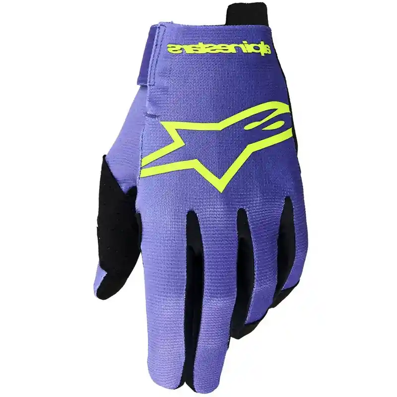 Alpinestars Radar crosshandschoenen paars-fluo geel S Koop Online