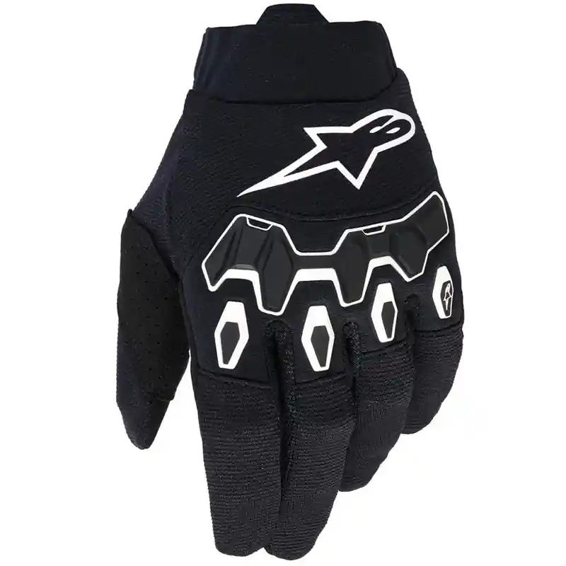 Hoge Kwaliteit Alpinestars Full Bore V2 Jeugd/Kids motocross handschoenen zwart-wit 3XS