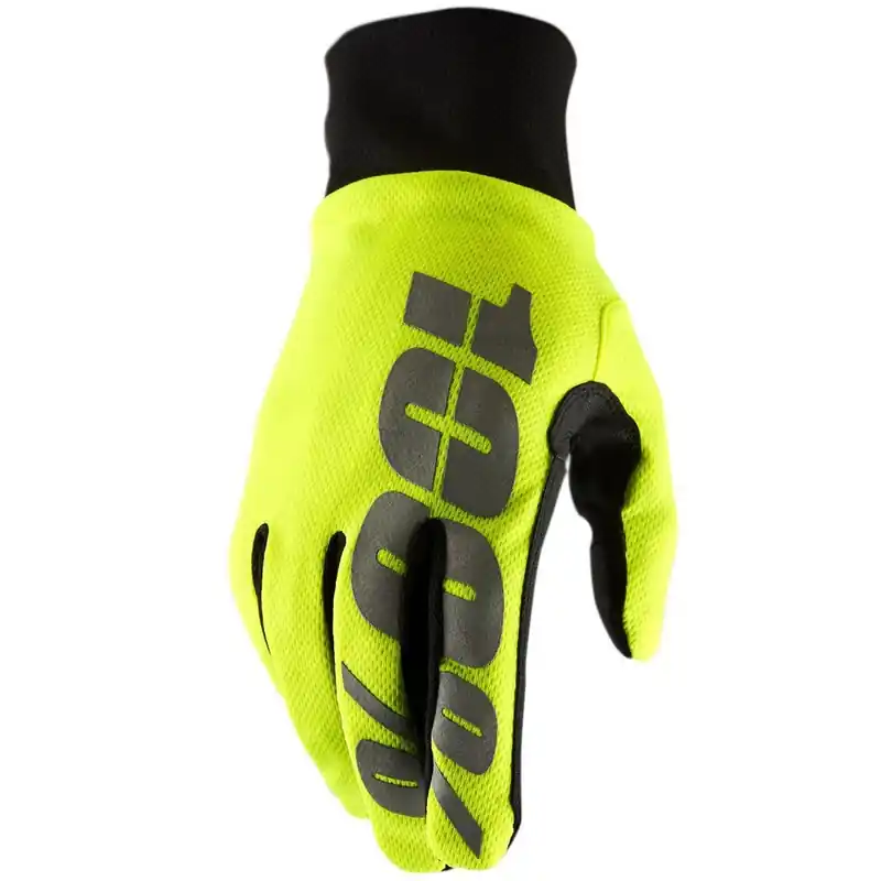 Nu Kopen Motocross handschoenen 100% HYDROMATIC neon geel S