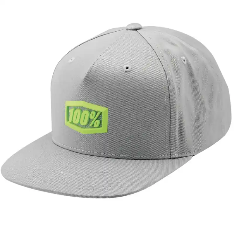 100% Enterprise Snapback pet grijs Laatste Kans