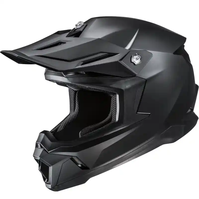 HJC C50 Solid semi-flat motorcrosshelm zwart XS Aanbieding