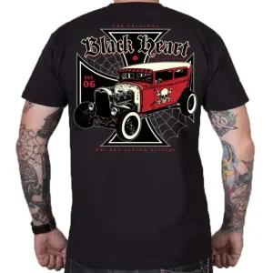 Pánské triko Black Heart Red Devil černé výprodej Koopje