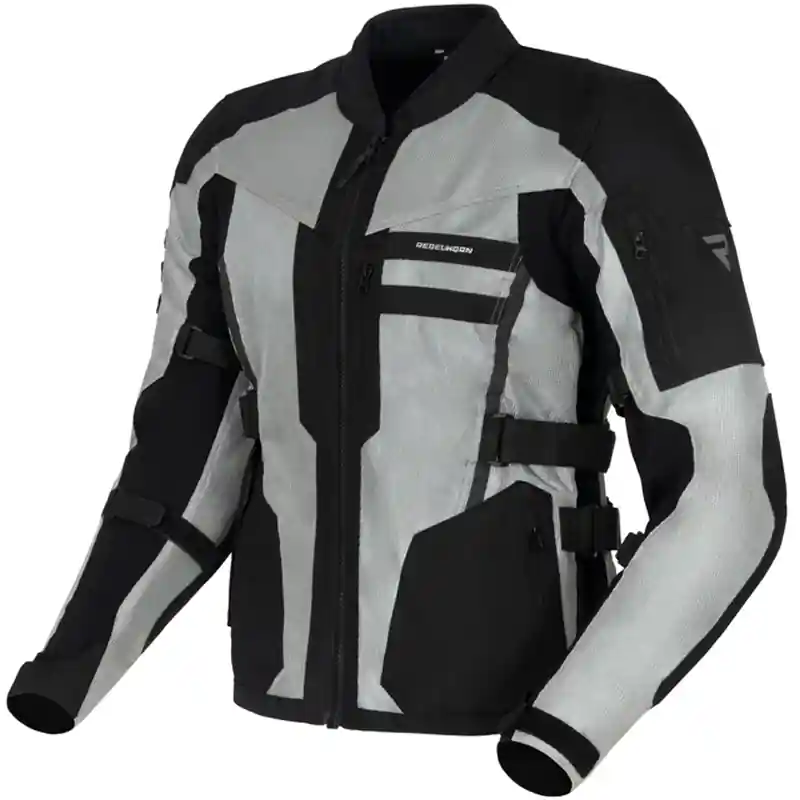 Goedkoop Rebelhorn Scandal II motorjas zilver-zwart S