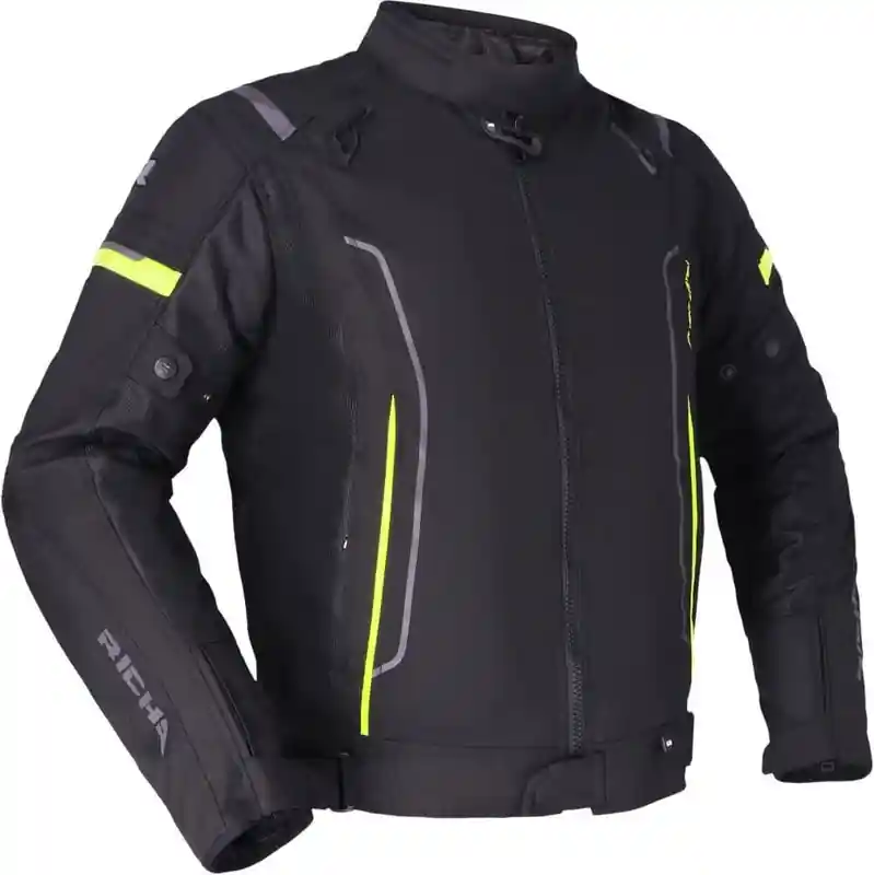 Aanbieding Bunda na motorku RICHA Airstream 3 černo-fluo žlutá výprodej
