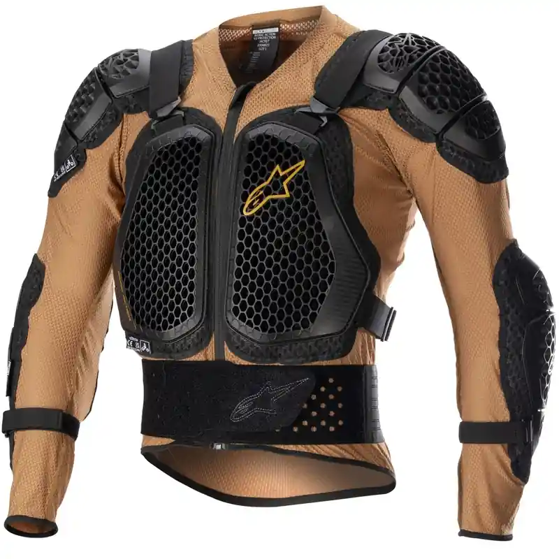 Beperkt Aanbod Alpinestars Bionic Action 2 zwart-bruine bodyprotector S