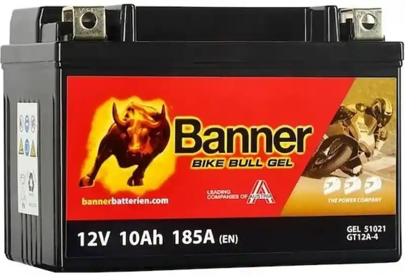 Nu Kopen Gelová baterie Banner Bike Bull Gel 12V, YT12A-BS, 10AH, 185A