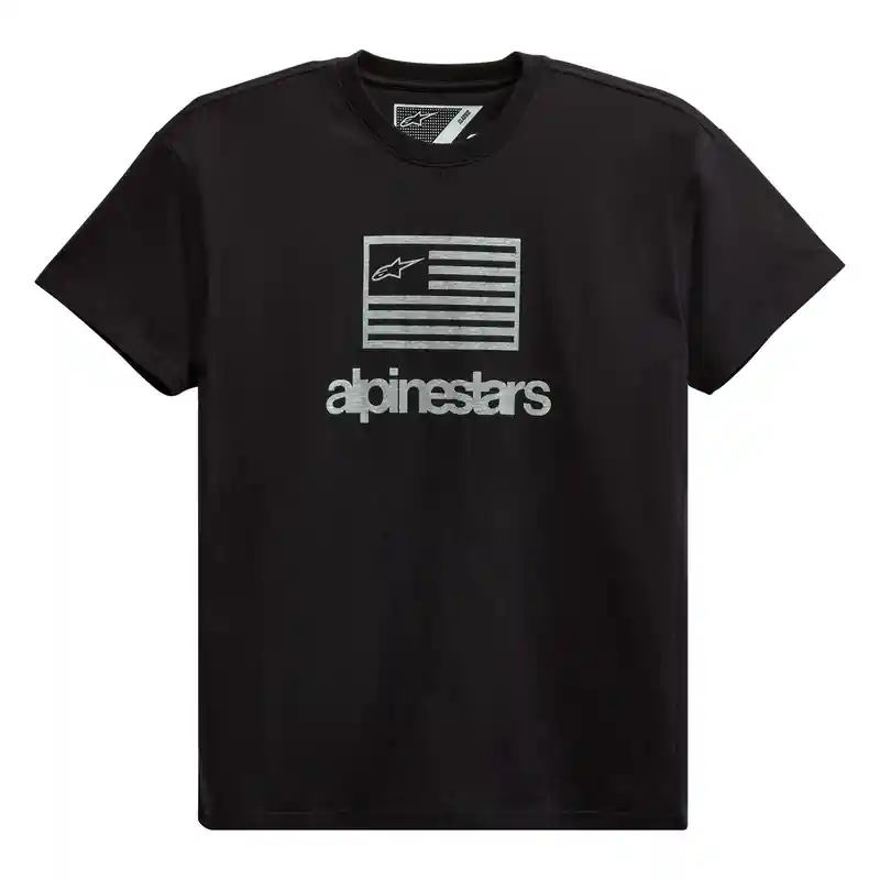Laatste Kans Alpinestars Vlag T-shirt zwart-wit