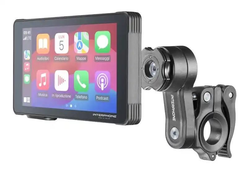 Interphone RIDESYNC Apple CarPlay en Android Auto Display voor motorfietsen Snelle Levering