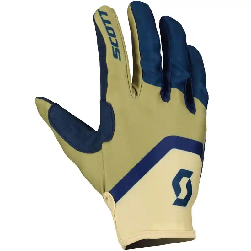 Speciale Aanbieding Motocrosshandschoenen SCOTT 350 TRACK EVO beige-blauw