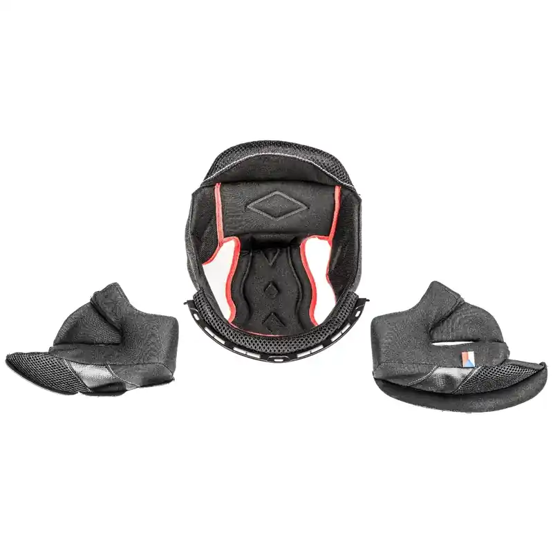 Wangstukken en helm voor Cassida Tour 1.1 helmen, zwart XS Finale Uitverkoop