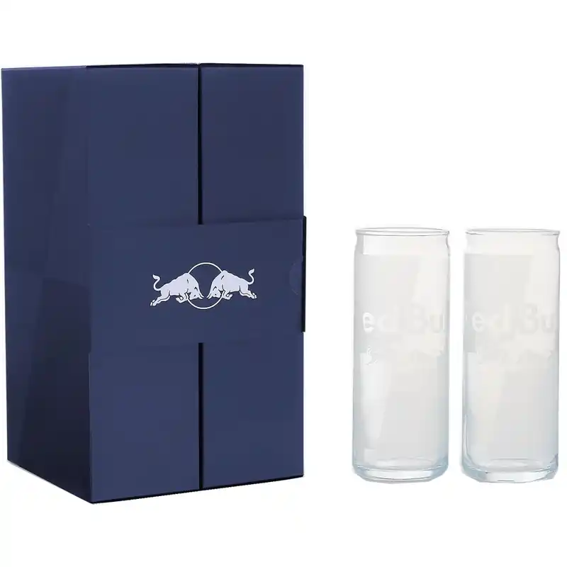 Dagaanbieding Red Bull glazen set van 2 stuks 250 ml