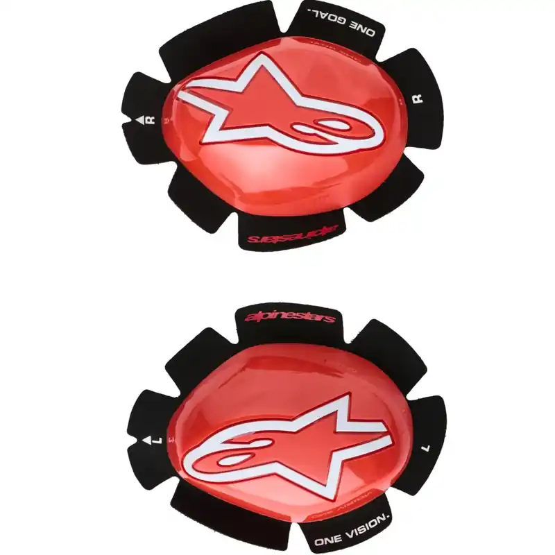 Alpinestars GP Tech kniesliders rood-wit Merkproduct