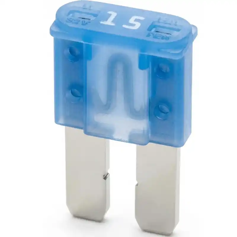 Koopje Platte zekering MIKRO II 15 A 10 stuks.