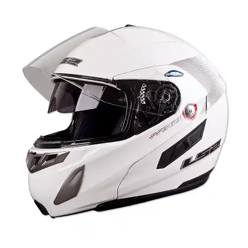 Speciale Aanbieding Vyklápěcí přilba na motorku LS2 Delta bílá