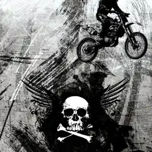Shop Nu Šátek na moto Body Dry Skull machine