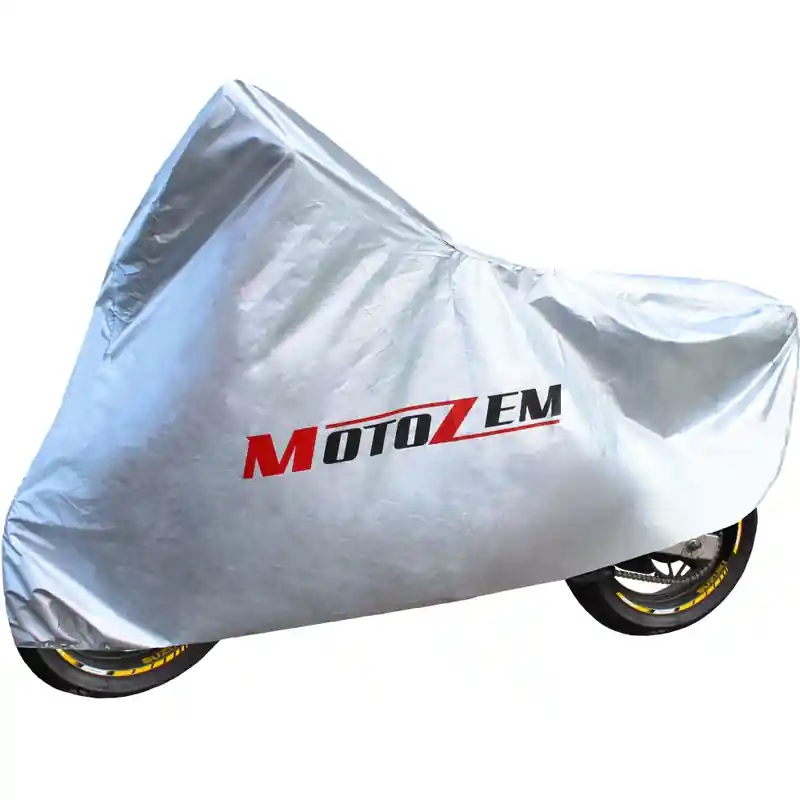 Beperkt Aanbod MotoZem motorfietsafdekzeil - zilver S
